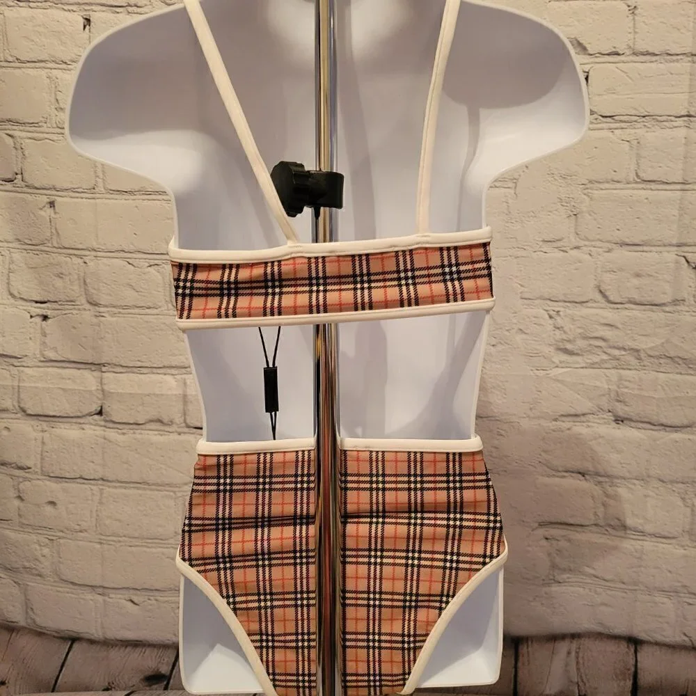 Burberry Kids Crosby Check Bikini Set